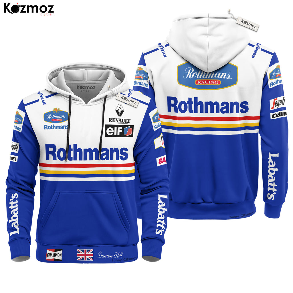 Damon Hill Racing Suit Rothmans 1996 Collection - Williams Renault Team