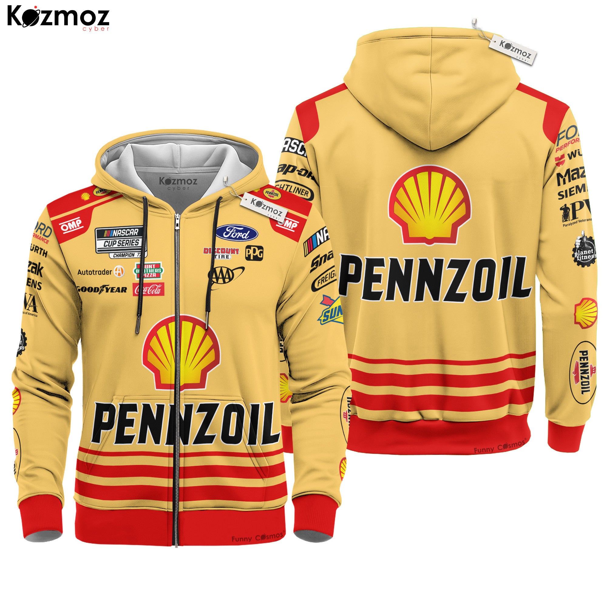 Joey Logano Racing Firesuit Costume 2024 Collection - Team Penske NASCAR Racing Team