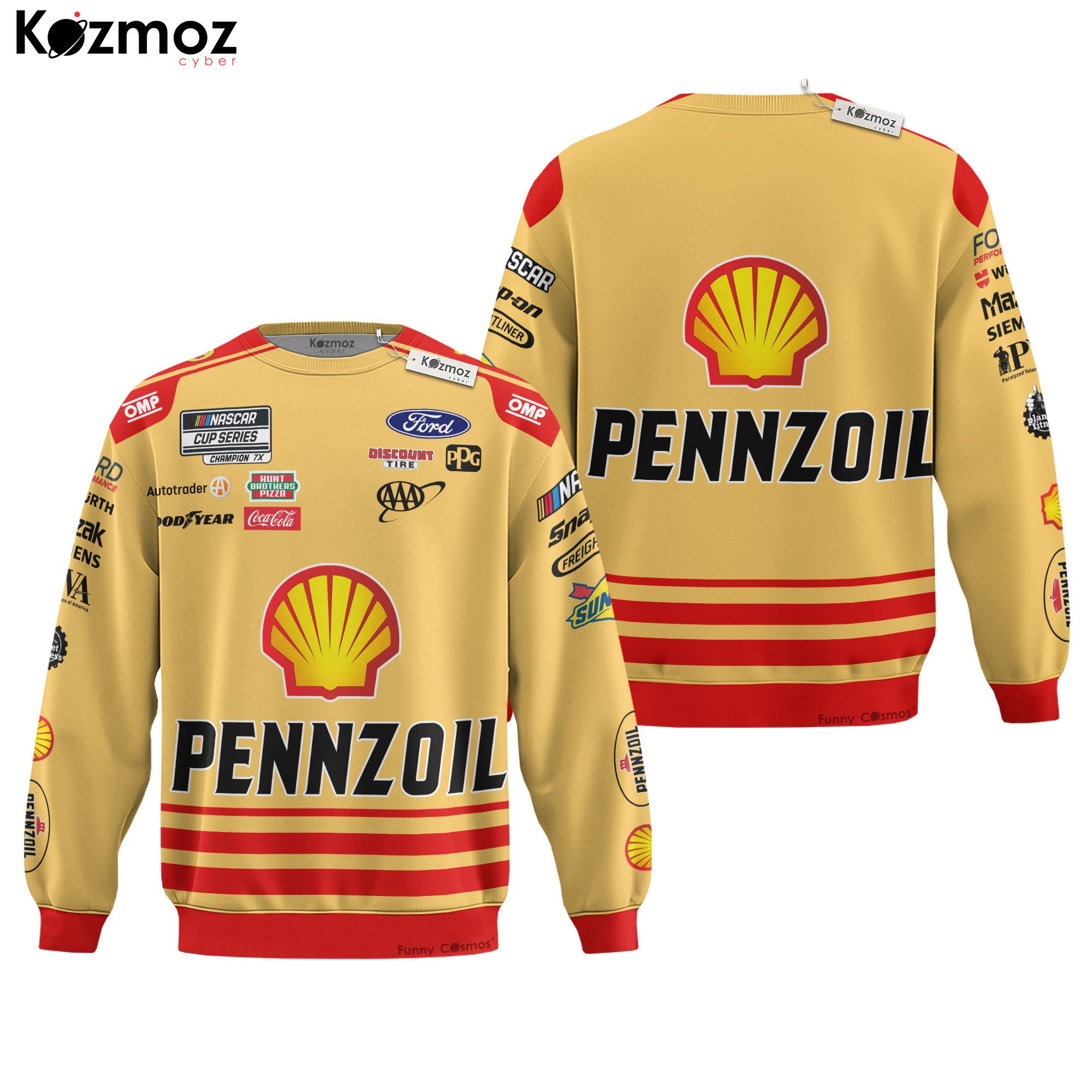 Joey Logano Racing Firesuit Costume 2024 Collection - Team Penske NASCAR Racing Team