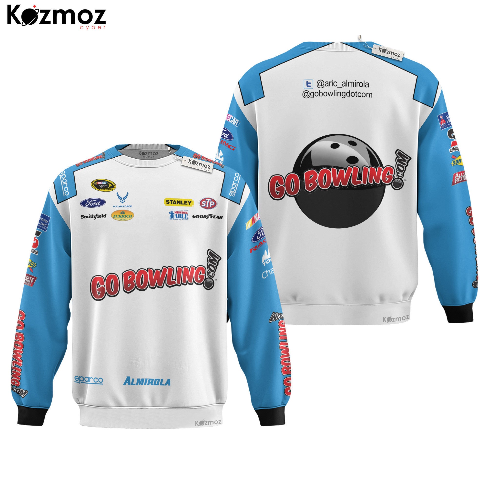 Aric Almirola Racing Costume Go Bowling 2014 Collection - JGR NASCAR Racing Team