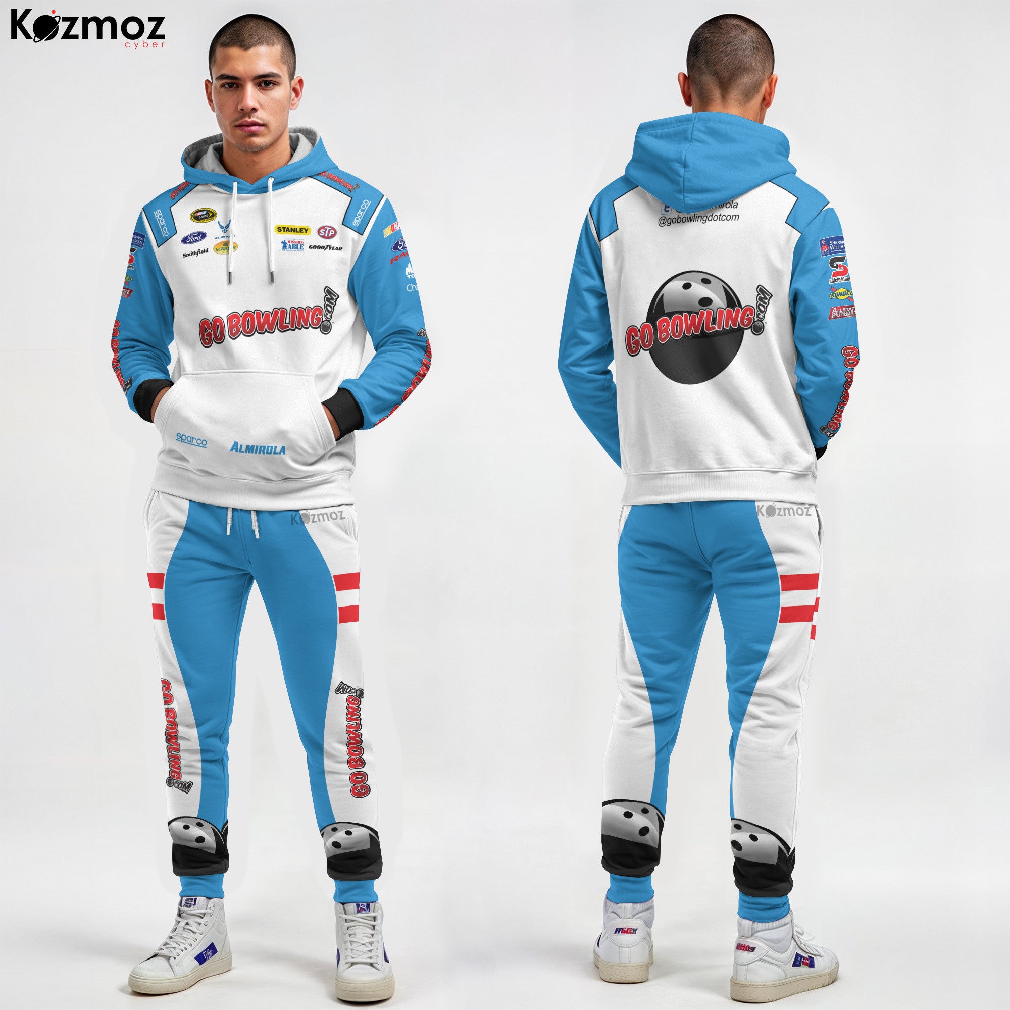 Aric Almirola Racing Costume Go Bowling 2014 Collection - JGR NASCAR Racing Team