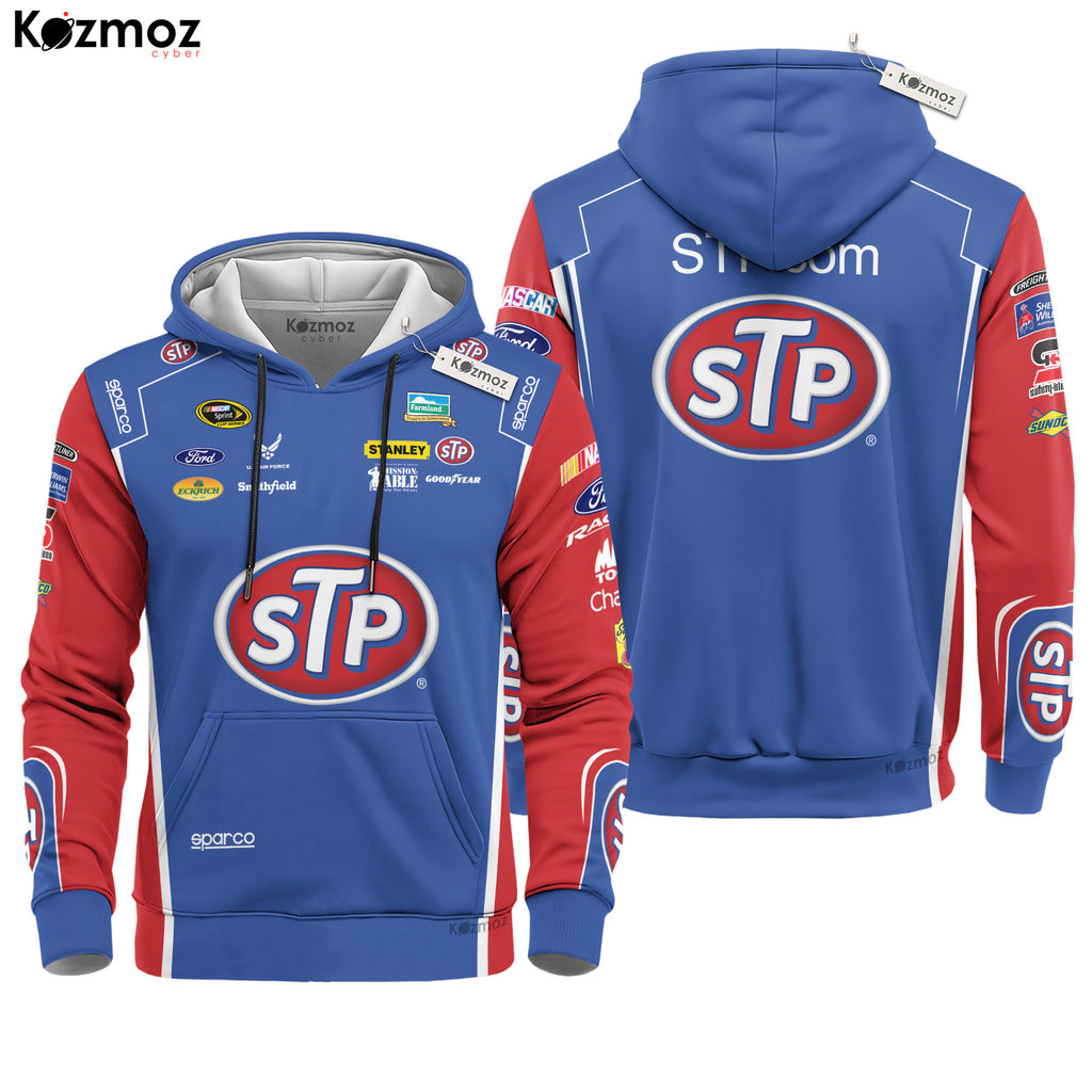 Aric Almirola Racing Suit STP Red Blue 2012 Collection - NASCAR Racing Team