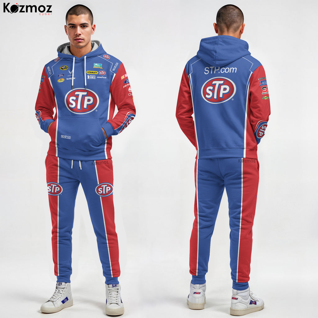 Aric Almirola Racing Suit STP Red Blue 2012 Collection - NASCAR Racing Team