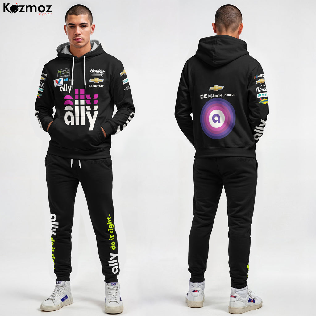 Jimmie Johnson Racing Suit Ally Purple 2020 Collection - NASCAR Racing Team