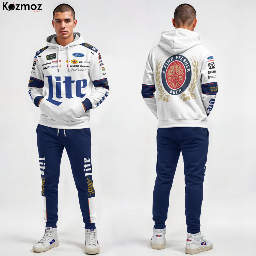 Brad Keselowski Racing Suit Miller Lite 2018 Collection - NASCAR Racing Team