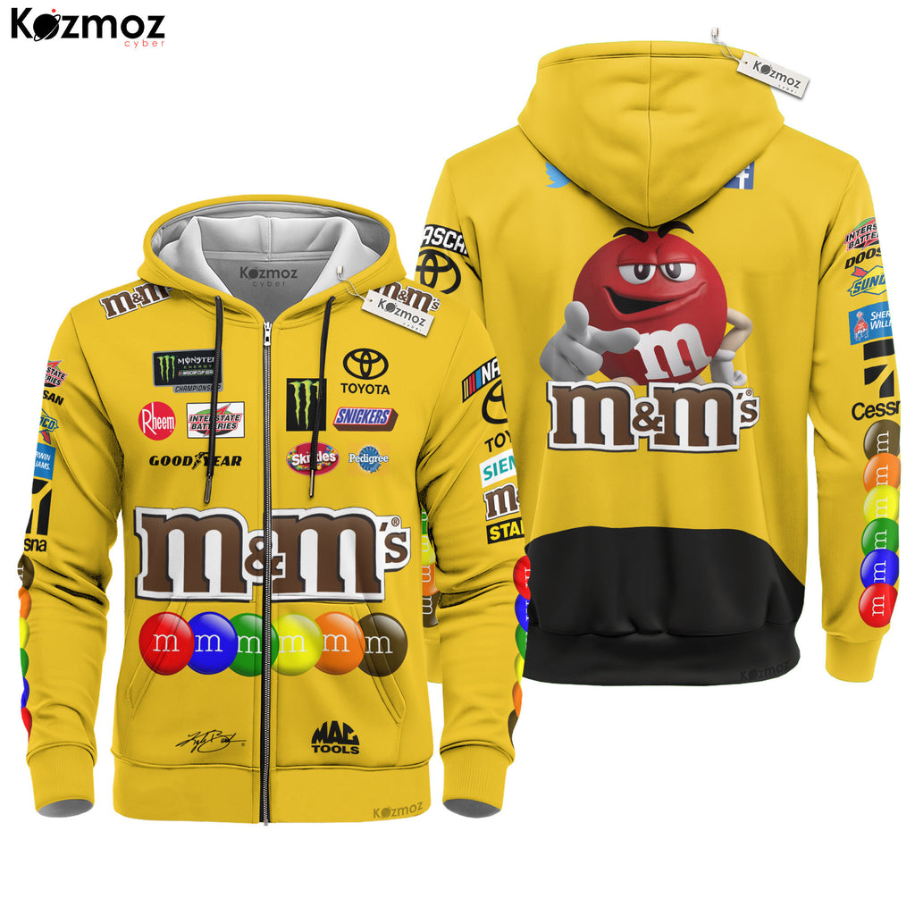 Kyle Busch Racing Suit M&M's 2020 Collection - Joe Gibbs NASCAR Racing