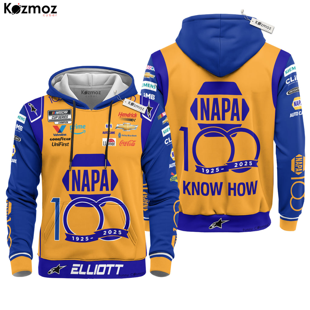 Chase Elliott Racing Firesuit Costume NAPA 100th Anniversary 2018 Collection - Hendrick Motorsports NASCAR Racing Team