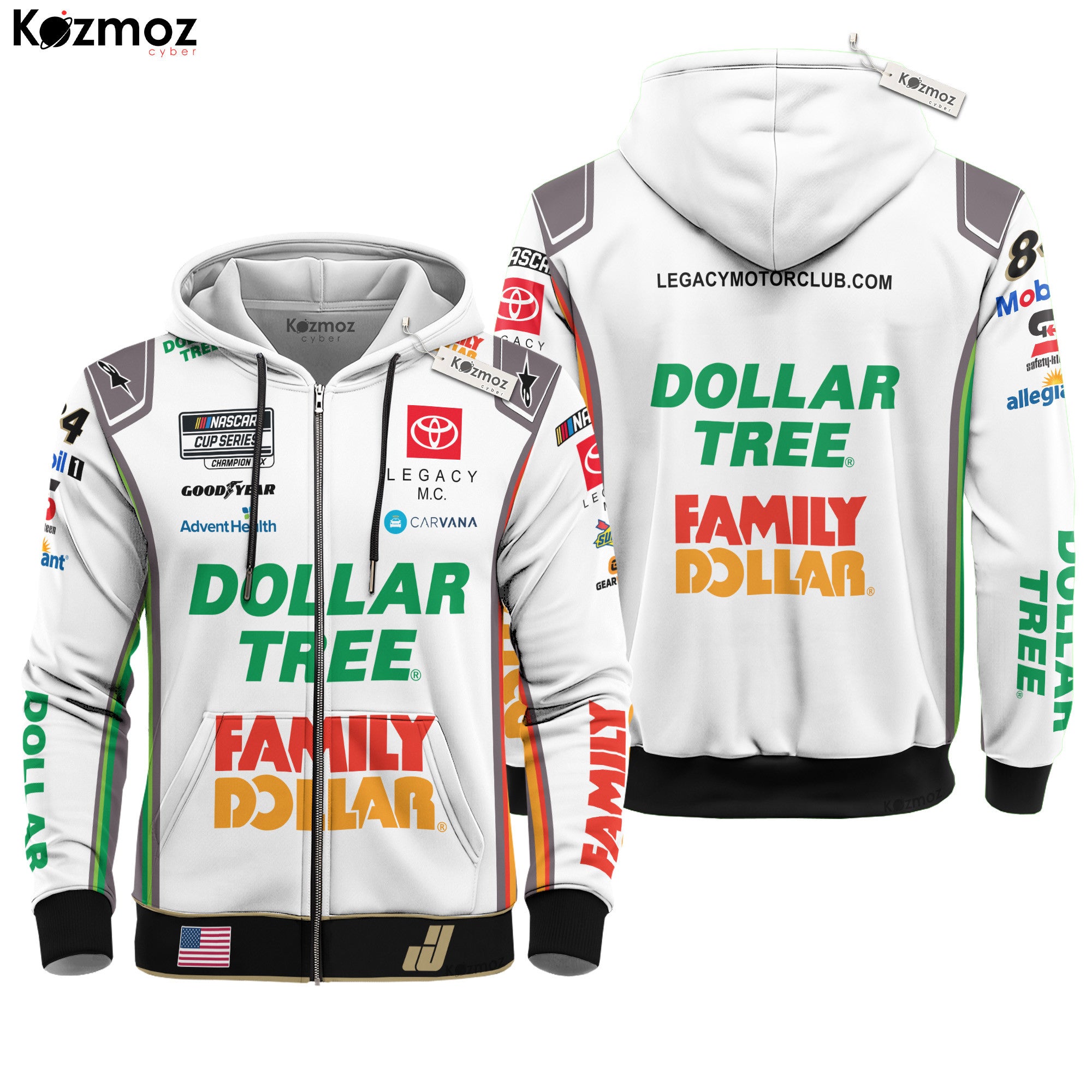 Jimmie Johnson Racing Costume 2024 Dollar tree Collection - Legacy Motor Club NASCAR Racing Team