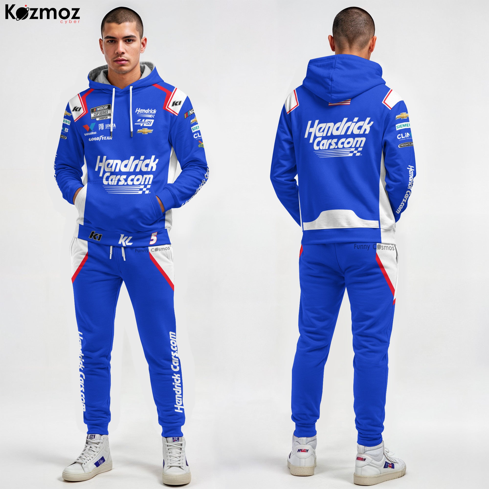 Kyle Larson Racing Firesuit Costume Race Weekend Sweep Bristol 2025 Collection - Hendrick Motorsports NASCAR Racing Team