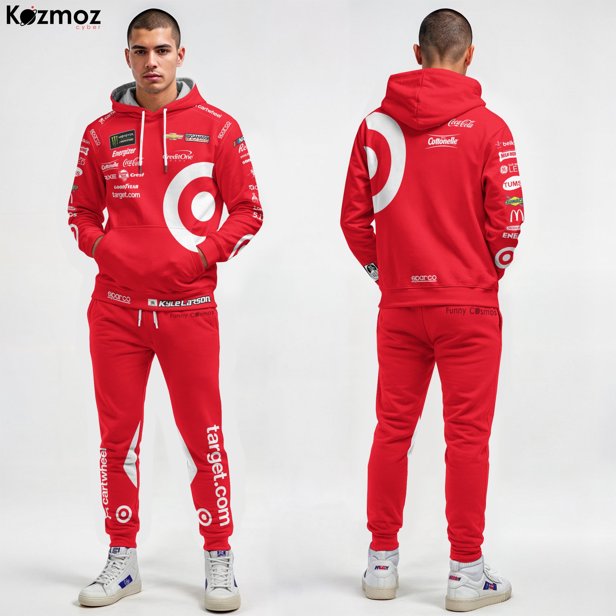 Kyle Larson Racing Firesuit Costume Target Sparco 2025 Collection - Hendrick Motorsports NASCAR Racing Team