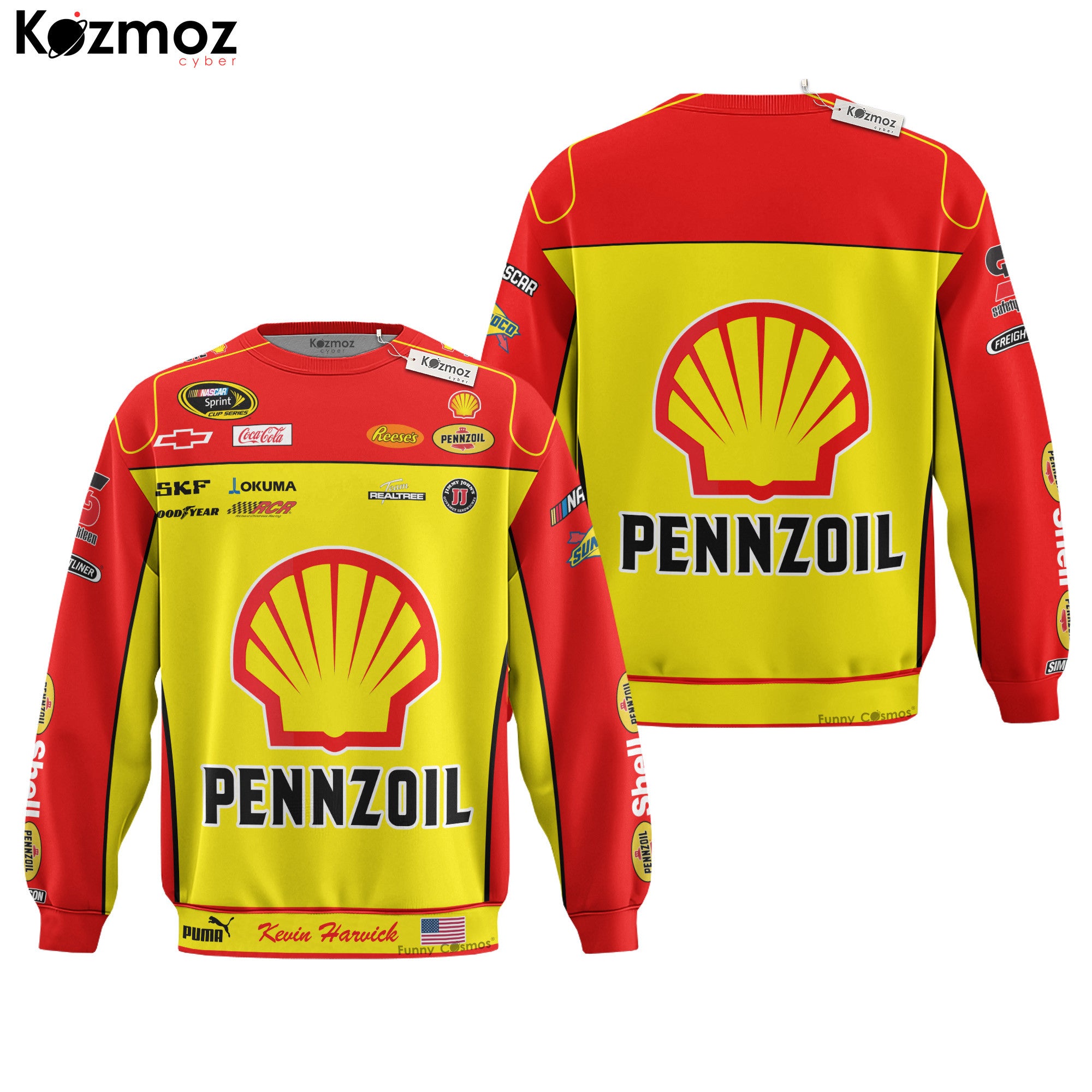Kevin Harvick Racing Firesuit Costume 2007 Collection - Richard Childress Racing NASCAR Racing Team