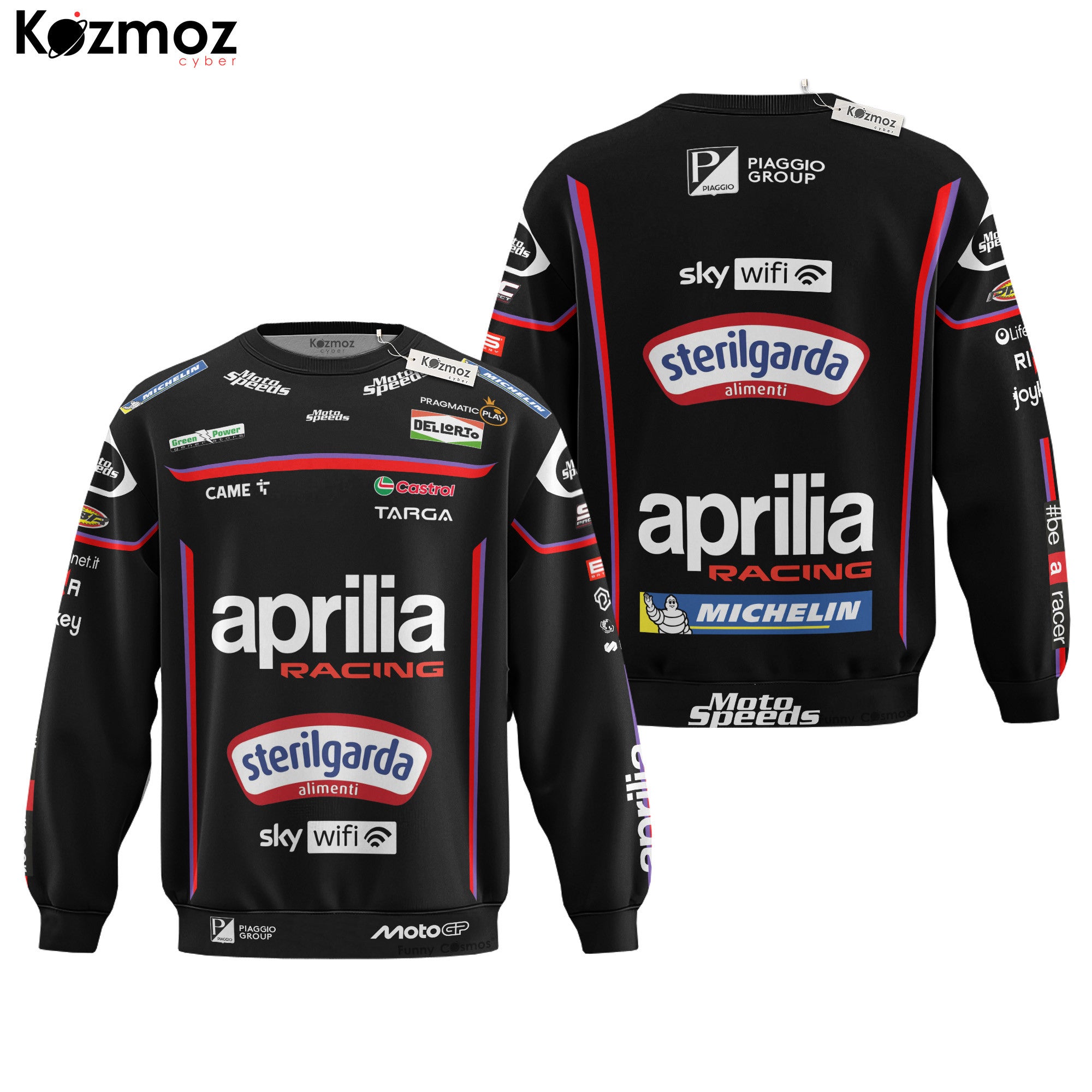 Jorge Martin Motorcycle Racing Suit Aprilia 2025 Collection - Aprilia MotoGP Racing Team