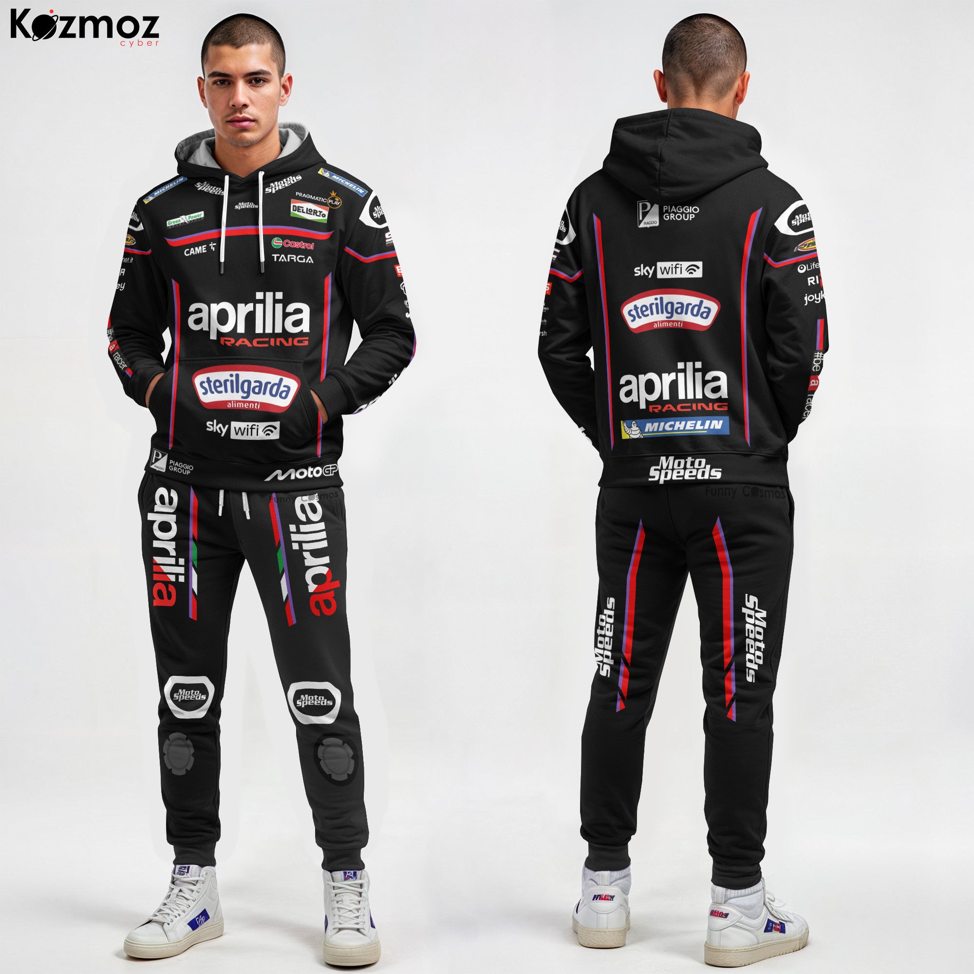 Jorge Martin Motorcycle Racing Suit Aprilia 2025 Collection - Aprilia MotoGP Racing Team