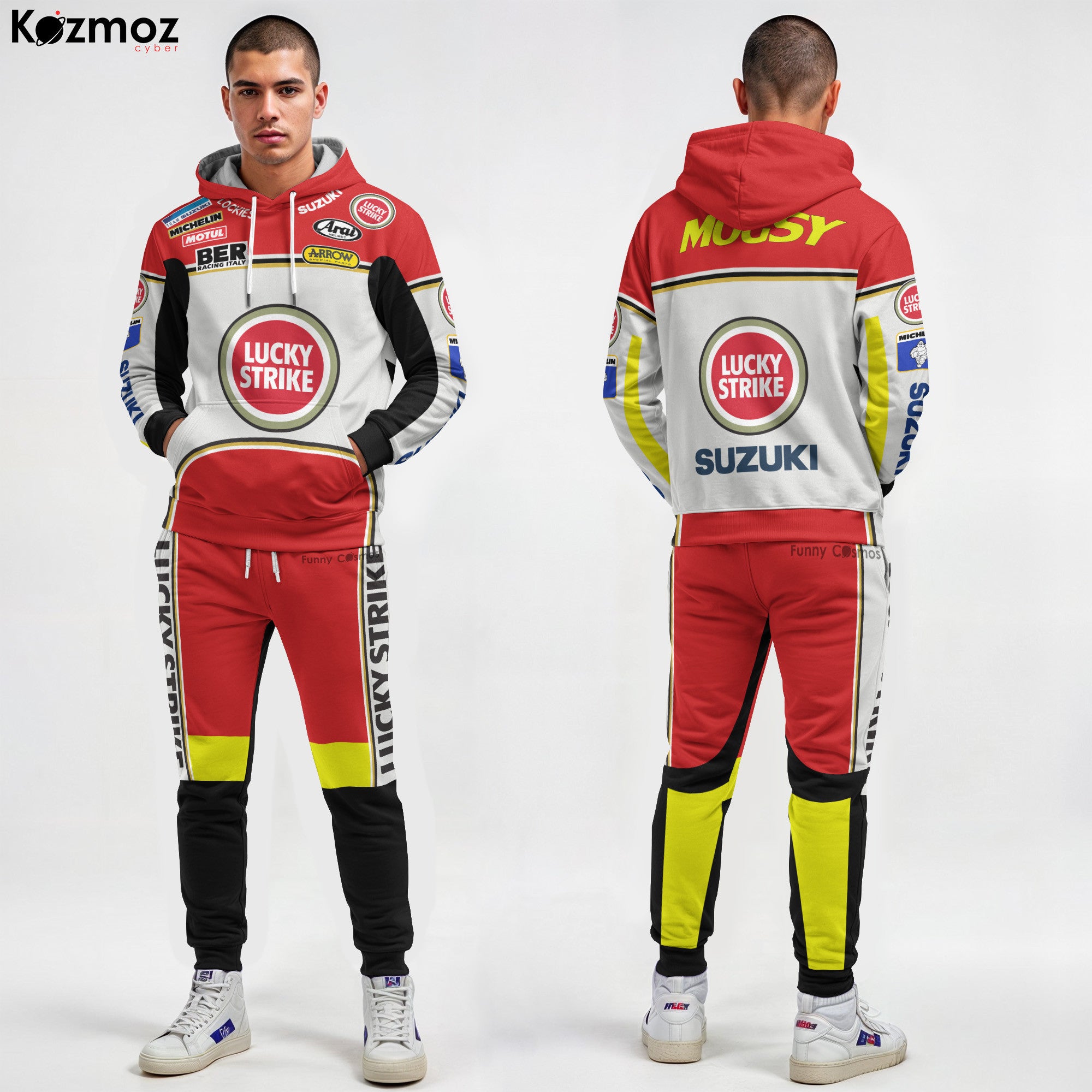 Kevin Schwantz Racing Suit Suzuki 1993 Collection - Suzuki MotoGP Racing Team