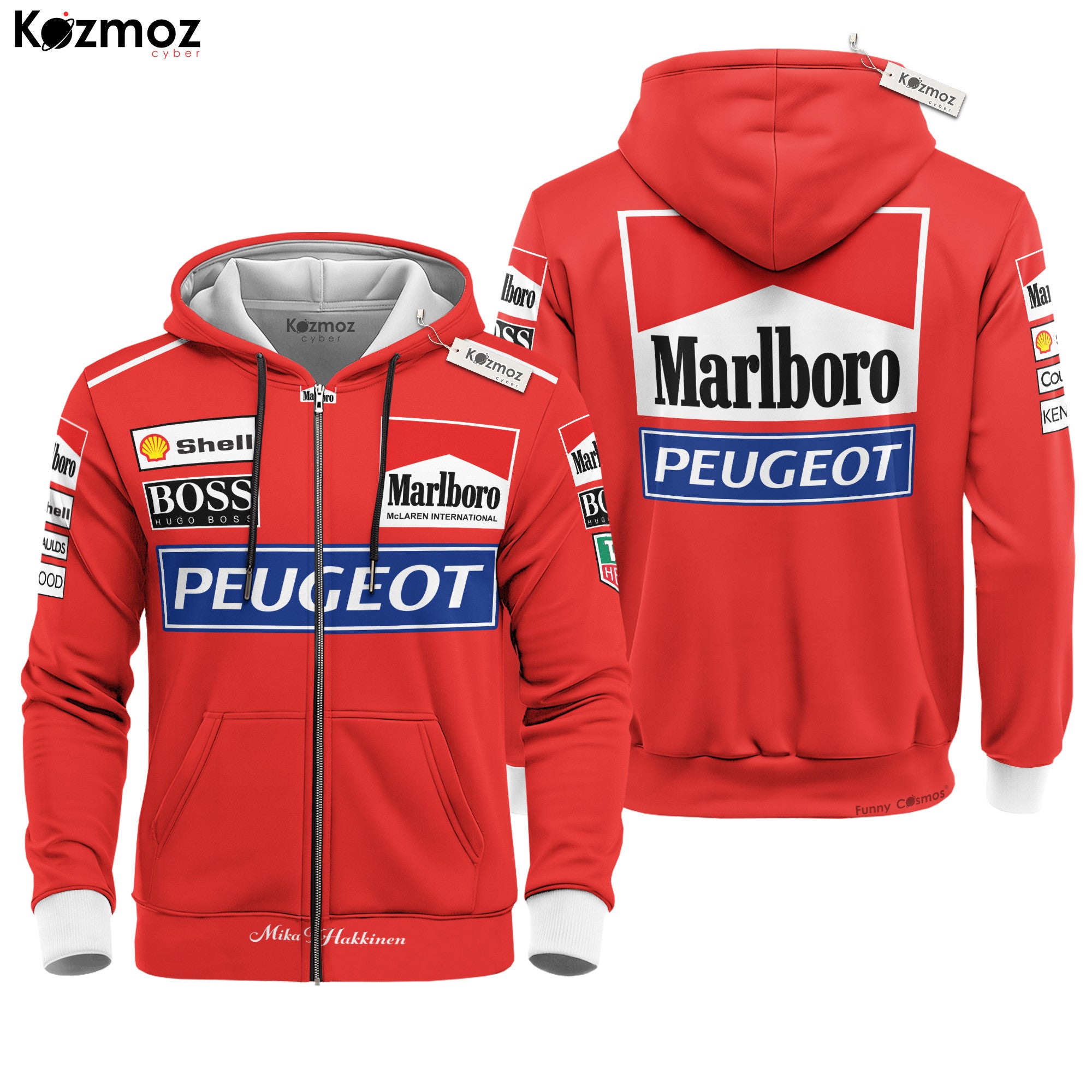 Mika Hakkinen Racing Costume OMP 1994 Collection - McLaren Racing Team