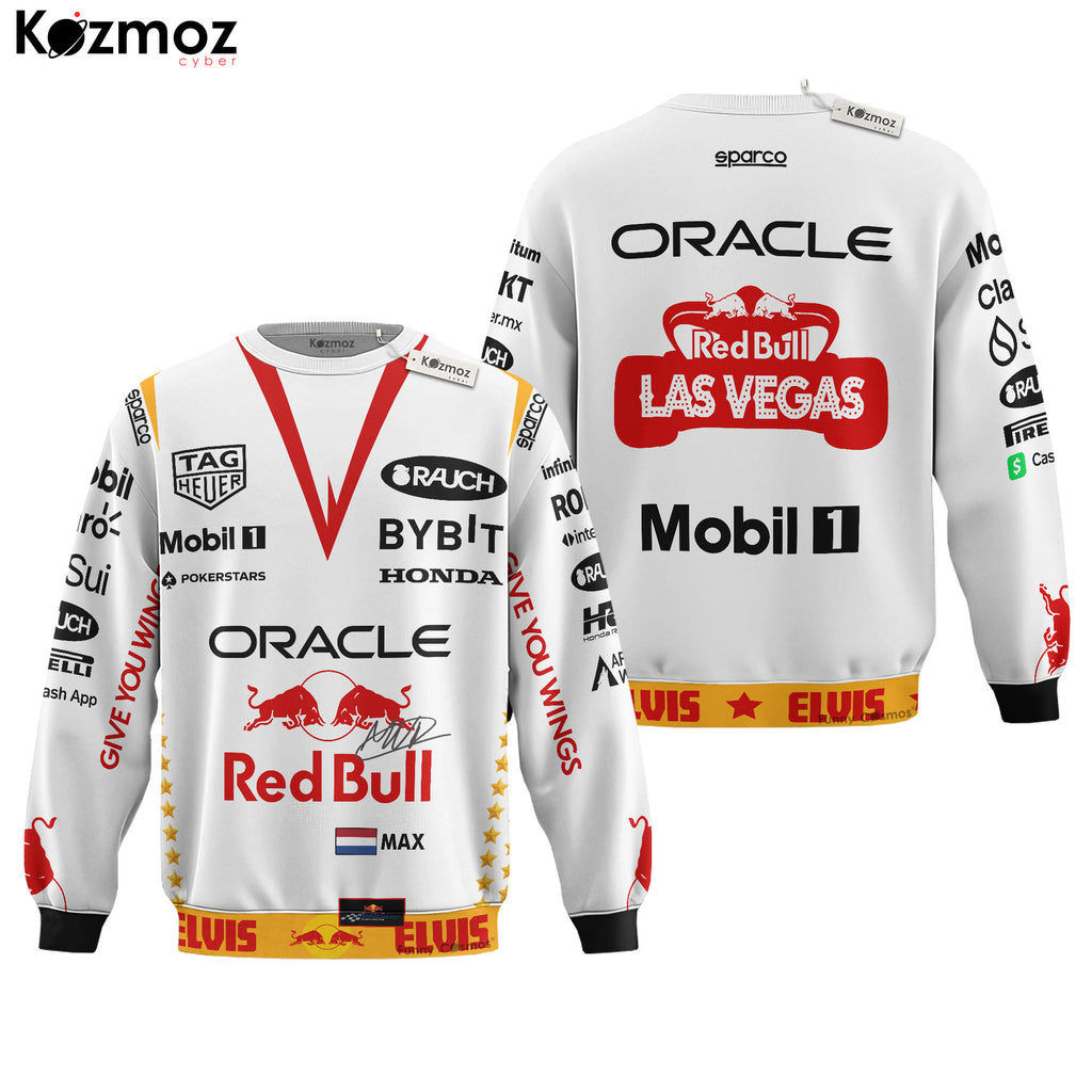 Max Verstappen Racing Costume 2023 Las Vegas GP Edition - RB Racing Team
