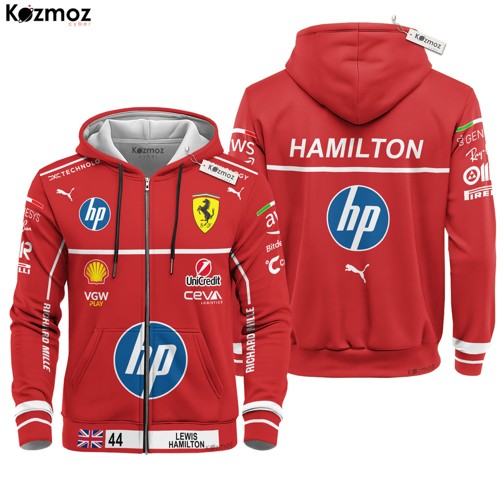 Lewis Hamilton Racing Costume HP 2025 Collection - SF Racing Team -