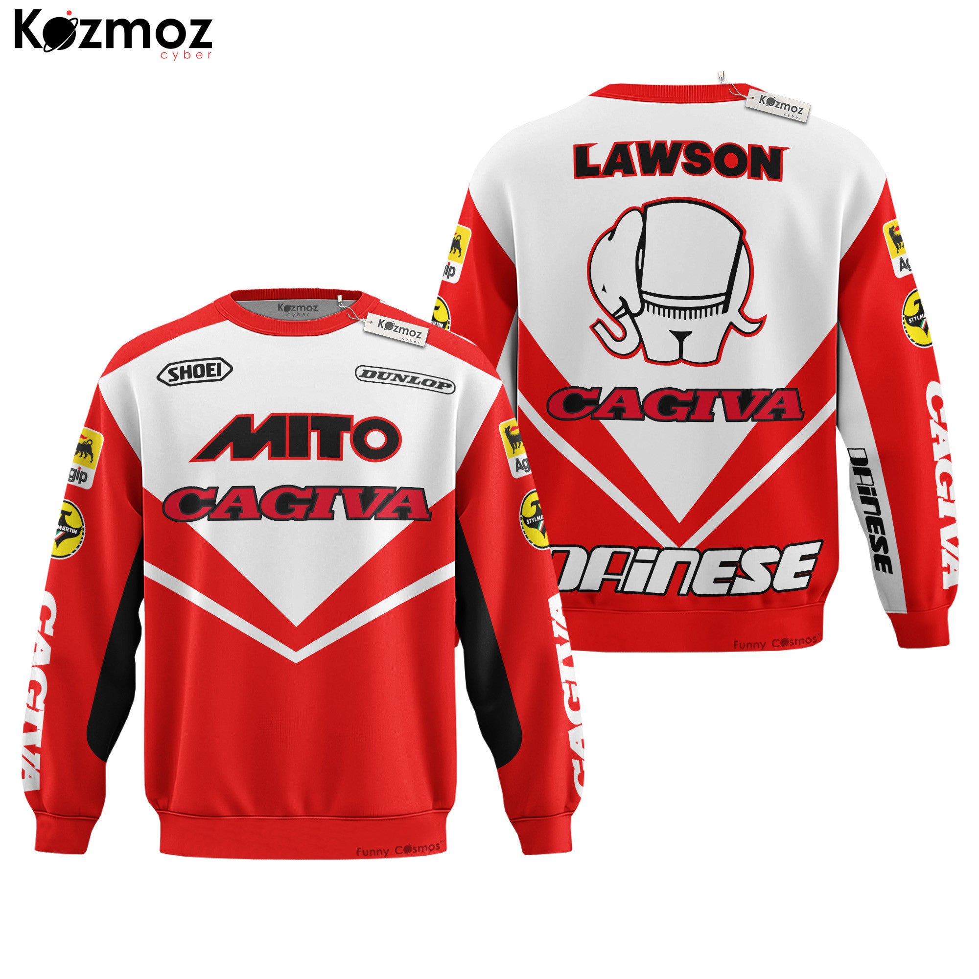 Eddie Lawson Racing Costume Suit 1992 - Cagiva GP500 Racing